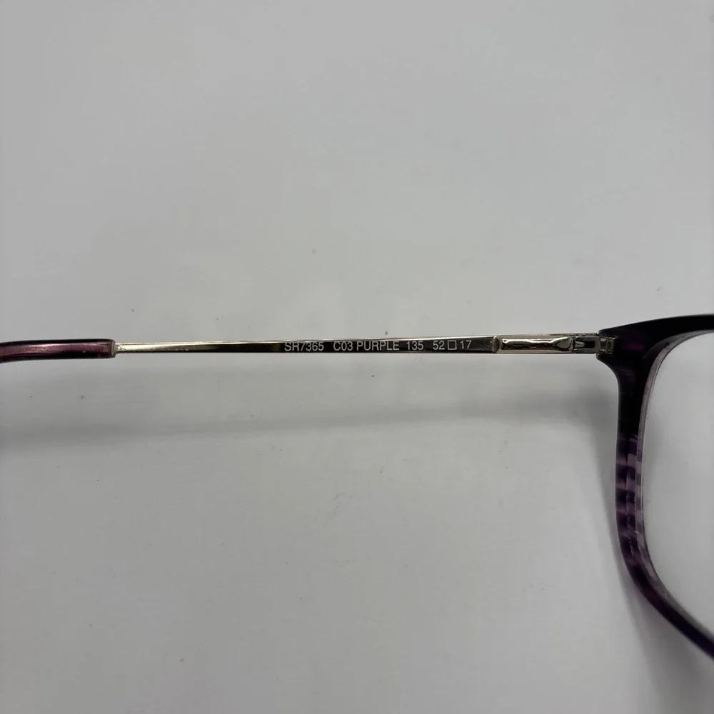 SONIA RYKIEL Eyeglasses SR7365 C03 Purple Frames 52 [] 17 135 Flex Hinges #D116